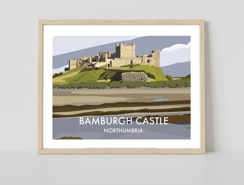 Bamburgh Castle - Northumbria - 11X14inch Premium Art Print