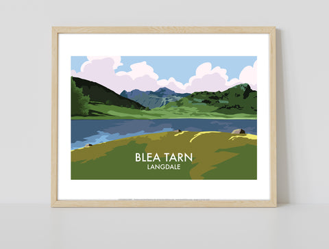 Blea Tarn - Langdale - 11X14inch Premium Art Print