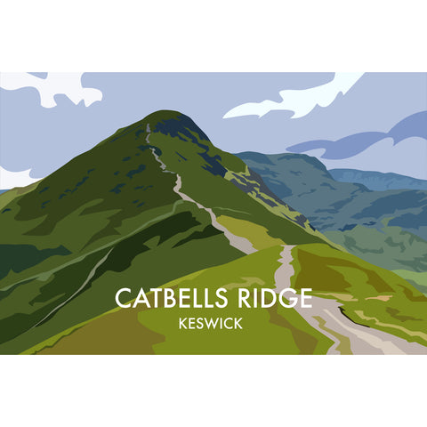 LHOPNW006: Catbells Ridge Keswick. T Shirt
