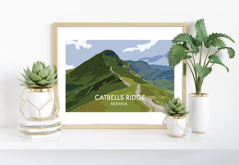 Catbells Ridge - Keswick - 11X14inch Premium Art Print