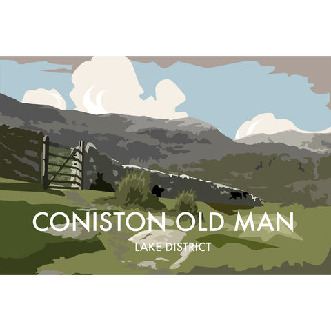 LHOPNW007: Coniston Old Man Lake District. T Shirt