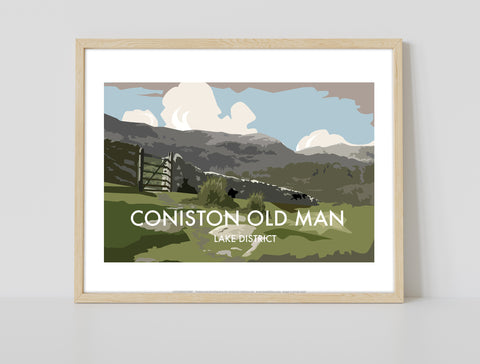 Coniston Old Man - Lake District - 11X14inch Premium Art Print