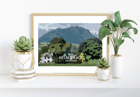 Helm Crag - Grasmere - 11X14inch Premium Art Print