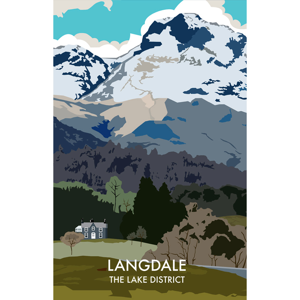 LHOPNW013: Langdale The Lake District. T Shirt