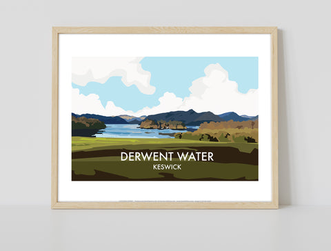 Derwent Water - Keswick - 11X14inch Premium Art Print