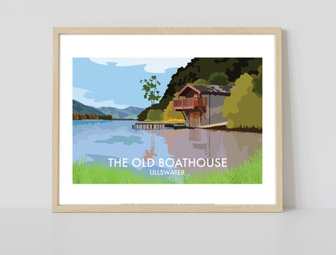 The Old Boathouse - Ullswater - 11X14inch Premium Art Print