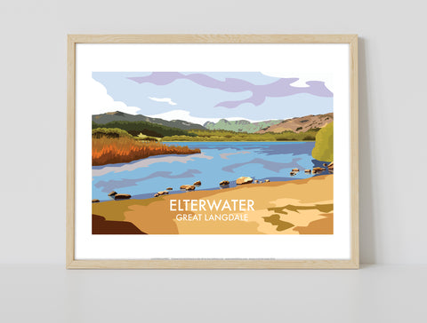 Elterwater - Great Langdale - 11X14inch Premium Art Print