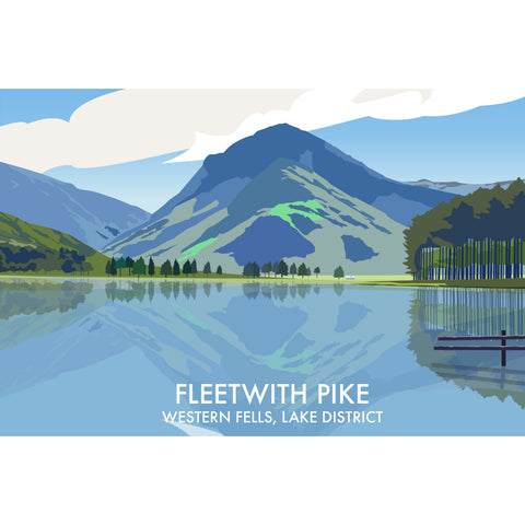 LHOPNW024: Fleetwith Pike Western Fells Lake District. T Shirt