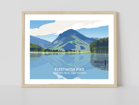 Fleetwith Pike - Western Fells - 11X14inch Premium Art Print