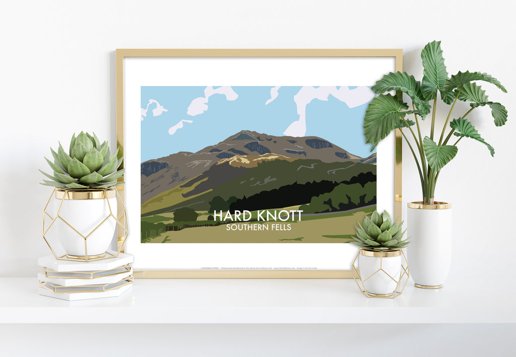 Hard Knott - Southern Fells - 11X14inch Premium Art Print