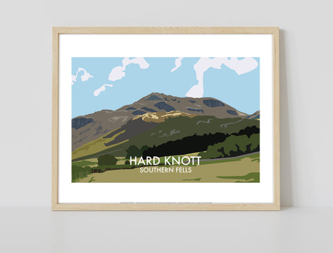 Hard Knott - Southern Fells - 11X14inch Premium Art Print
