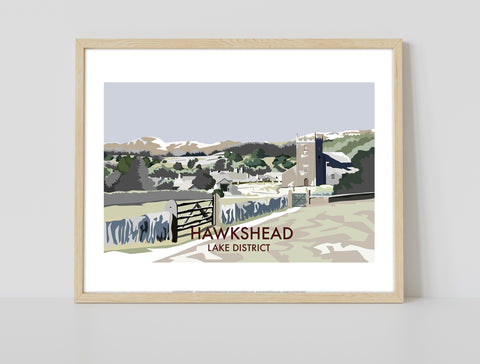 Hawkshead - Lake District - 11X14inch Premium Art Print