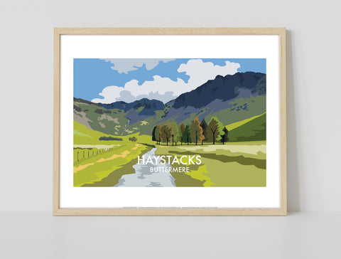 Heystacks - Buttermere - 11X14inch Premium Art Print