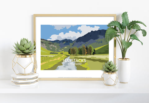 Heystacks - Buttermere - 11X14inch Premium Art Print