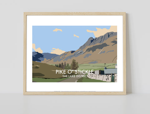 Pike O' Stickle - The Lake District - Premium Art Print