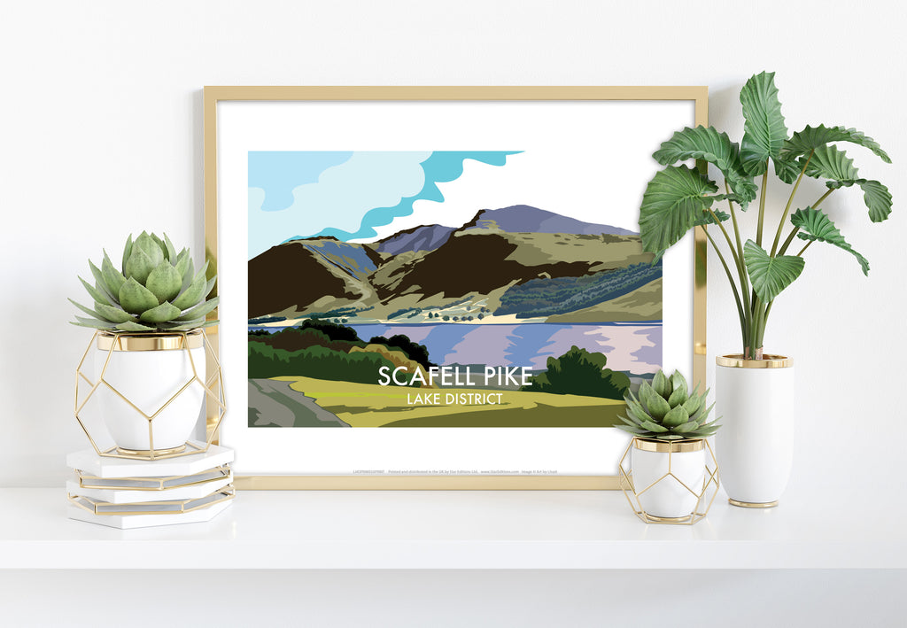 Scafell Pike - Lake District - 11X14inch Premium Art Print