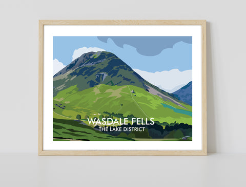 Wasdale Fells - The Lake District - 11X14inch Premium Art Print