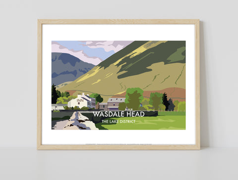 Wasdale Head - The Lake District - 11X14inch Premium Art Print