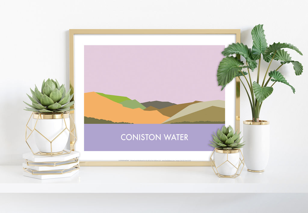 Coniston Water - Lake District - 11X14inch Premium Art Print