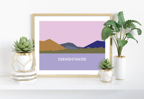 Derwentwater - Lake District - 11X14inch Premium Art Print