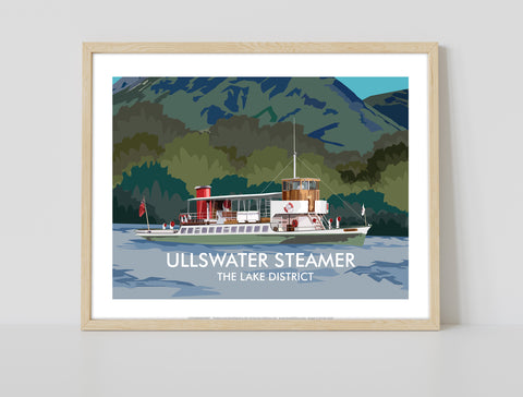 Ullswater Steamer - The Lake District - Premium Art Print