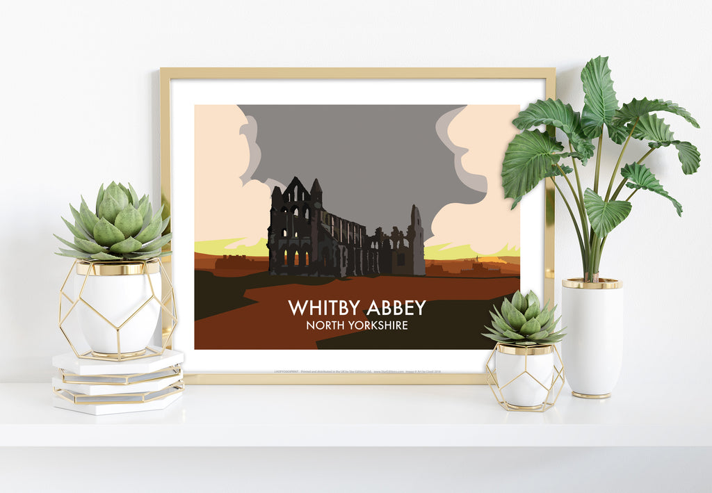 Whitby Abbey - North Yorkshire - 11X14inch Premium Art Print