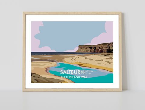 Saltburn - The Cleveland Way - 11X14inch Premium Art Print