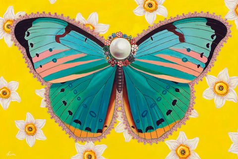 LPF11: Butterfly With Daffodils
