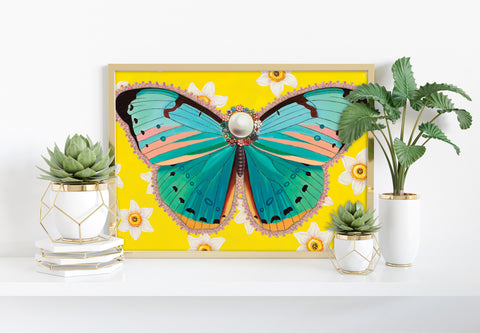 LPF11: Butterfly With Daffodils