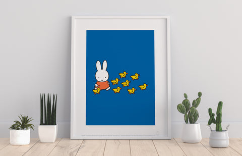 Miffy - Walking With Ducks - 11X14inch Premium Art Print