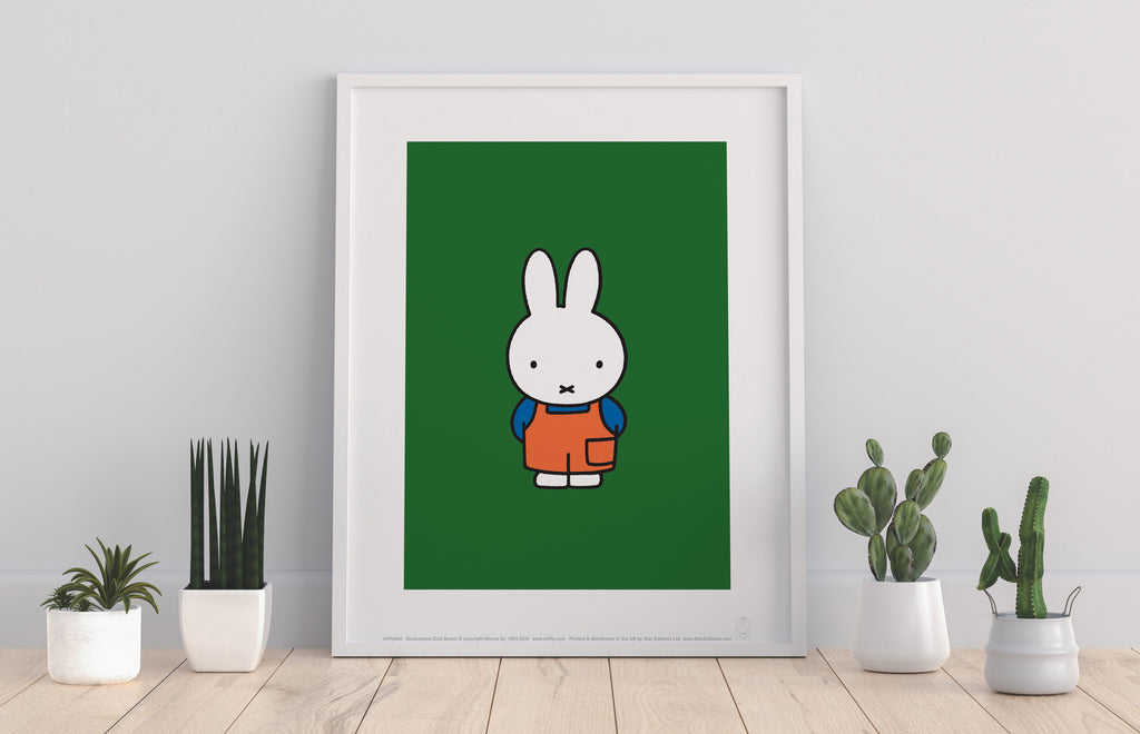 Miffy - Orange Dungarees - 11X14inch Premium Art Print