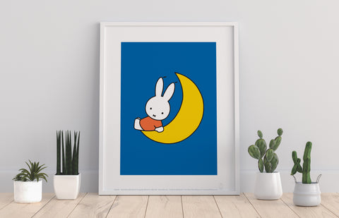 Miffy - With Moon - 11X14inch Premium Art Print