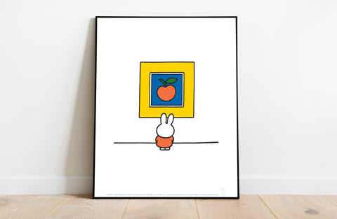 Miffy - Looking At A Painitng - 11X14inch Premium Art Print