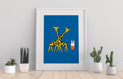 Miffy - Giraffe's - 11X14inch Premium Art Print