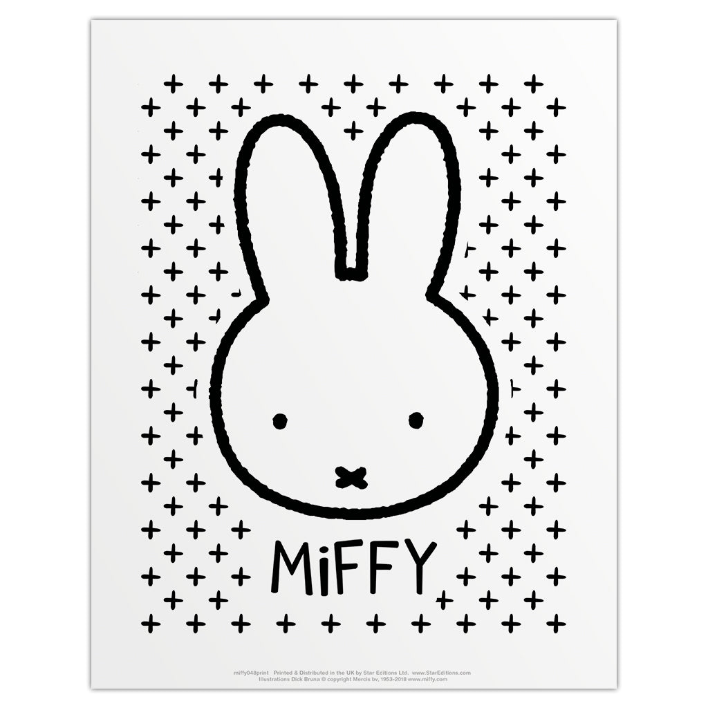 Miffy Face Sticker – www.