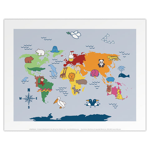 MIFFY051: Miffy Animals Map