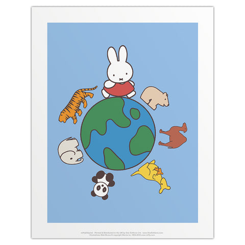 MIFFY054: Miffy Animals Globe