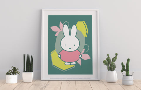 Milly - With Shapes In Backround - 11X14inch Premium Art Print
