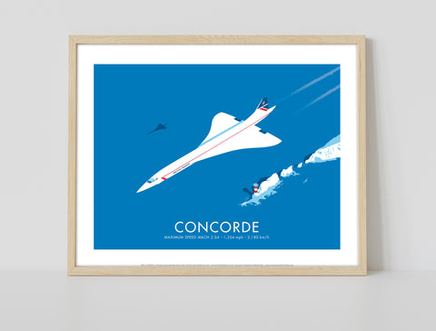 Concorde By Artist Stephen Millership - Premium Art Print