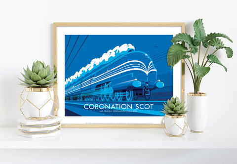 Coronation Scot By Artist Stephen Millership - Art Print