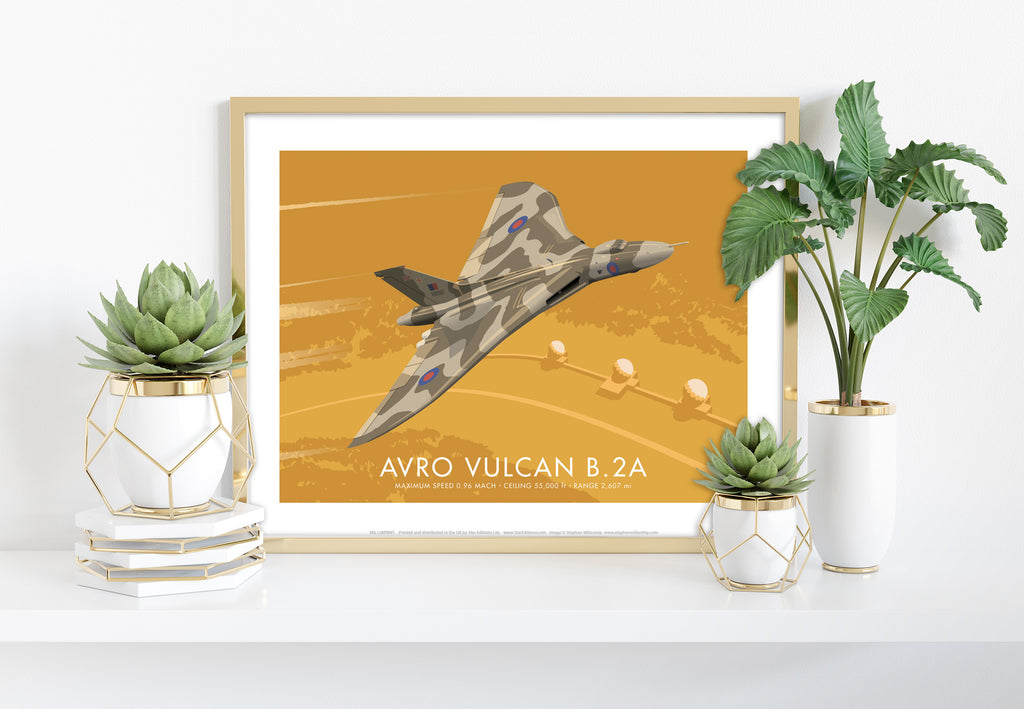 Arvo Vulcan By Artist Stephen Millership - 11X14inch Premium Art Print