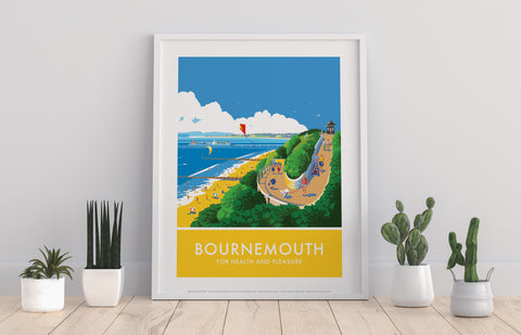 Bournemouth By Artist Stephen Millership Art Print