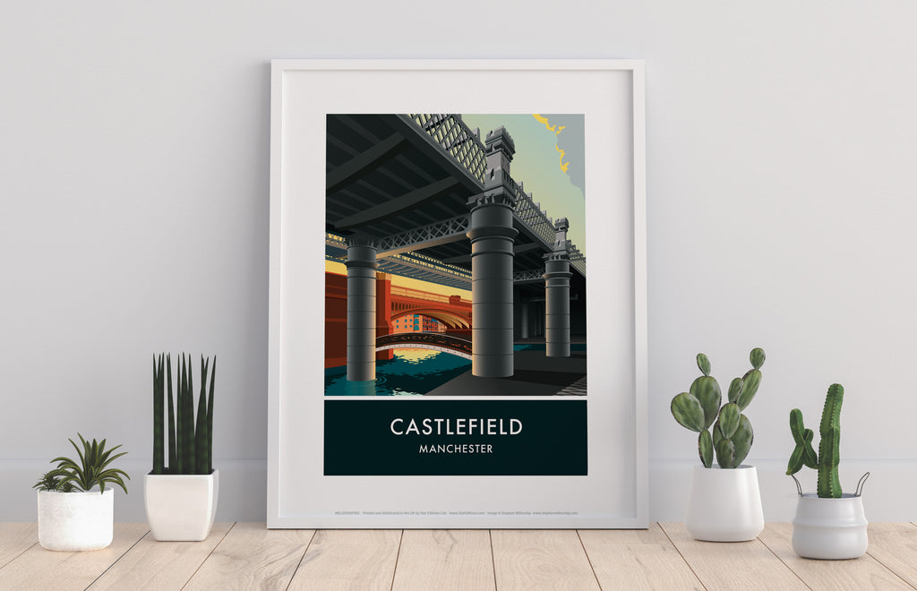 Castefield By Artist Stephen Millership - Premium Art Print