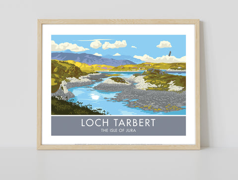 Loch Tarbert By Artist Stephen Millership - Art Print