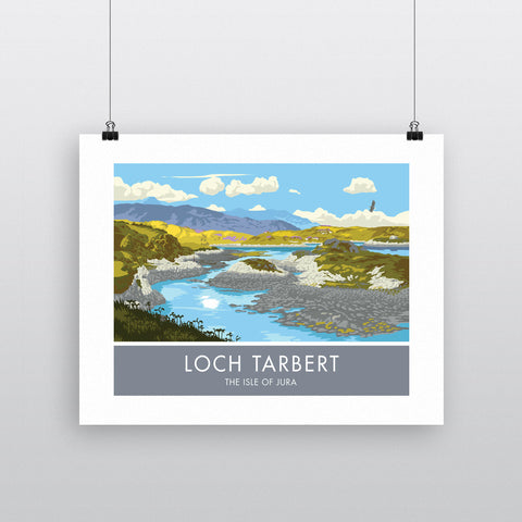 Loch Tarbert, The Isle of Jura, Scotland 20cm x 20cm Mini Mounted Print