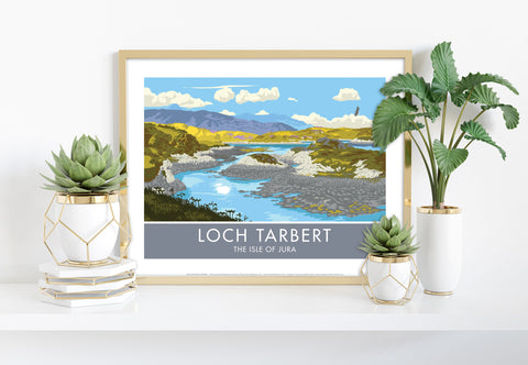 Loch Tarbert By Artist Stephen Millership - Art Print