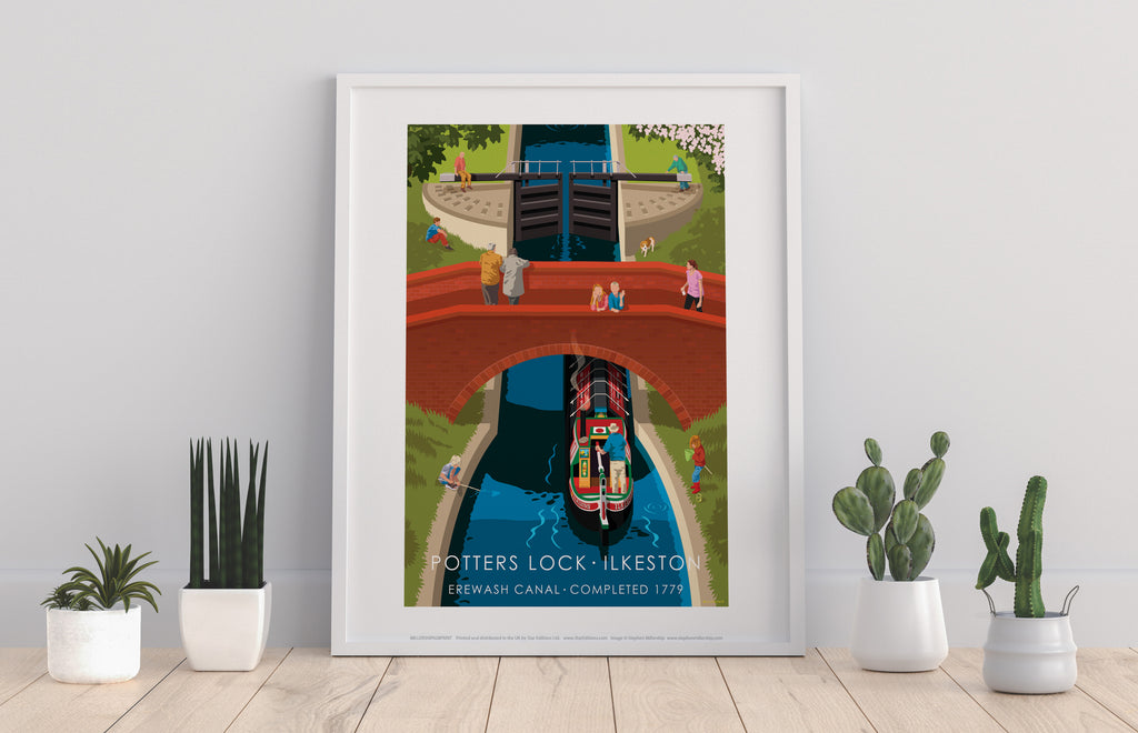 Potters Lock, Ilkeston By Stephen Millership Art Print