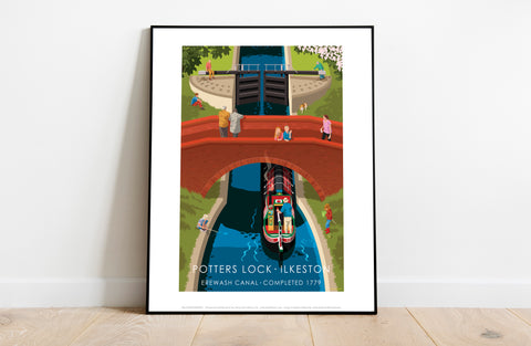 Potters Lock, Ilkeston By Stephen Millership Art Print