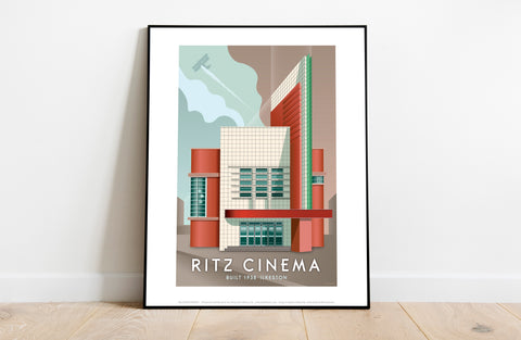 Ritz Cinema, Ilkeston By Artist Stephen Millership Art Print