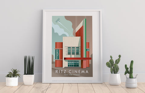 Ritz Cinema, Ilkeston By Artist Stephen Millership Art Print